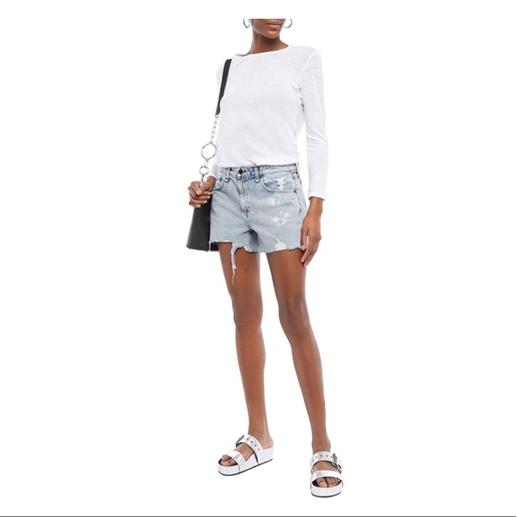 rag & bone Pants - RAG & BONE Distressed Denim Shorts - Women’s Size 26 - New With Tags